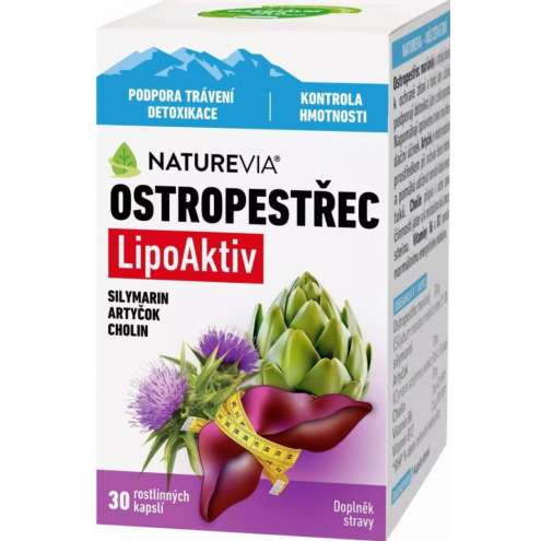 NatureVia Ostropestřec LipoAktiv cps.30